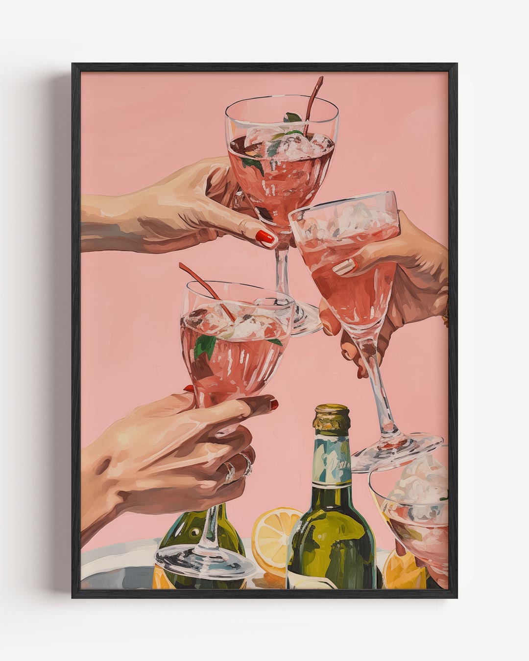 Cheers met Vriendinnen Poster-WallArtistic