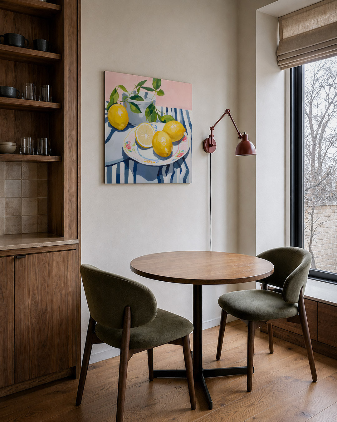 Citroenen op tafel Kunstwerk