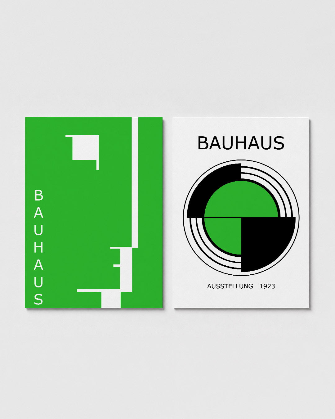 Groene vlakverdeling Posterset