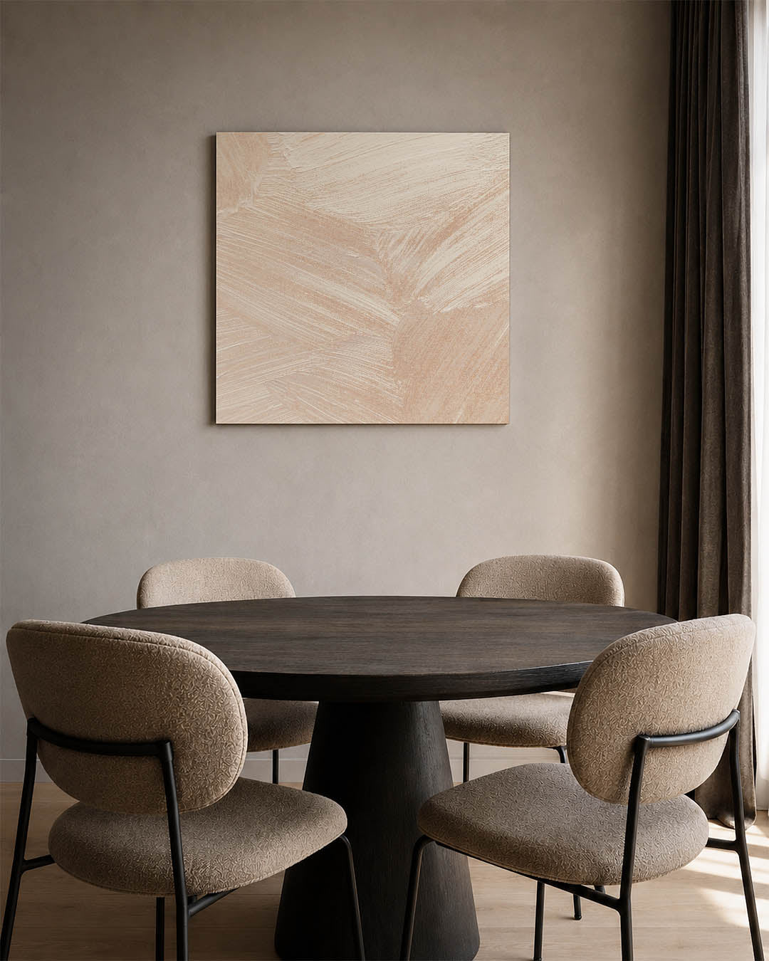 Zachte penseelstreken Kunstwerk
