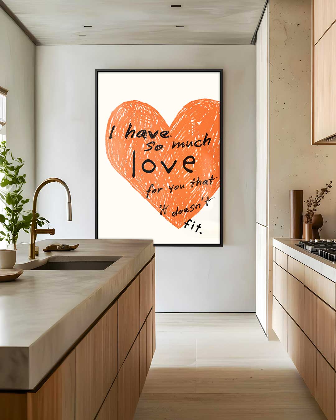Liefdevolle Hartprint Kunstwerk-canvas-dibond-plexiglas-wanddecoratie-WallArtistic
