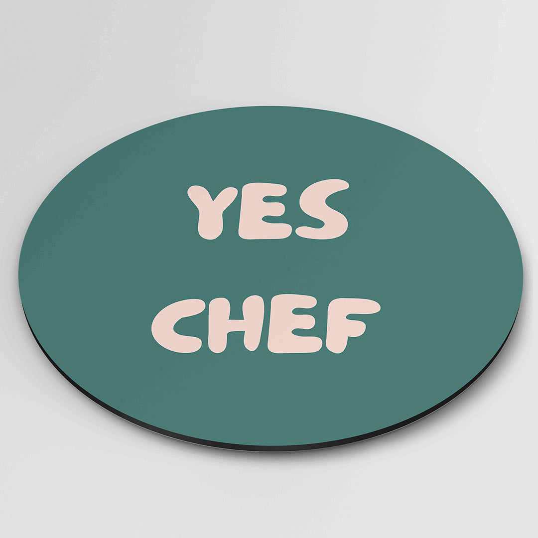 Yes chef Muurcirkel