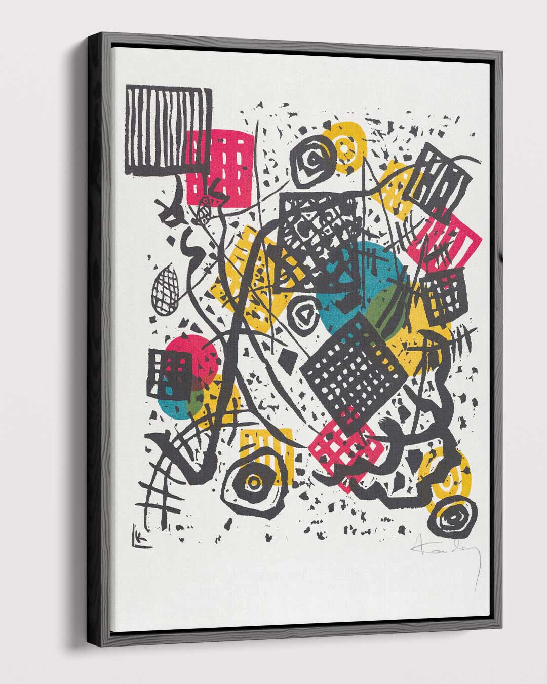Kleurrijke Abstracte Explosie Kunstwerk-canvas-dibond-plexiglas-wanddecoratie-WallArtistic