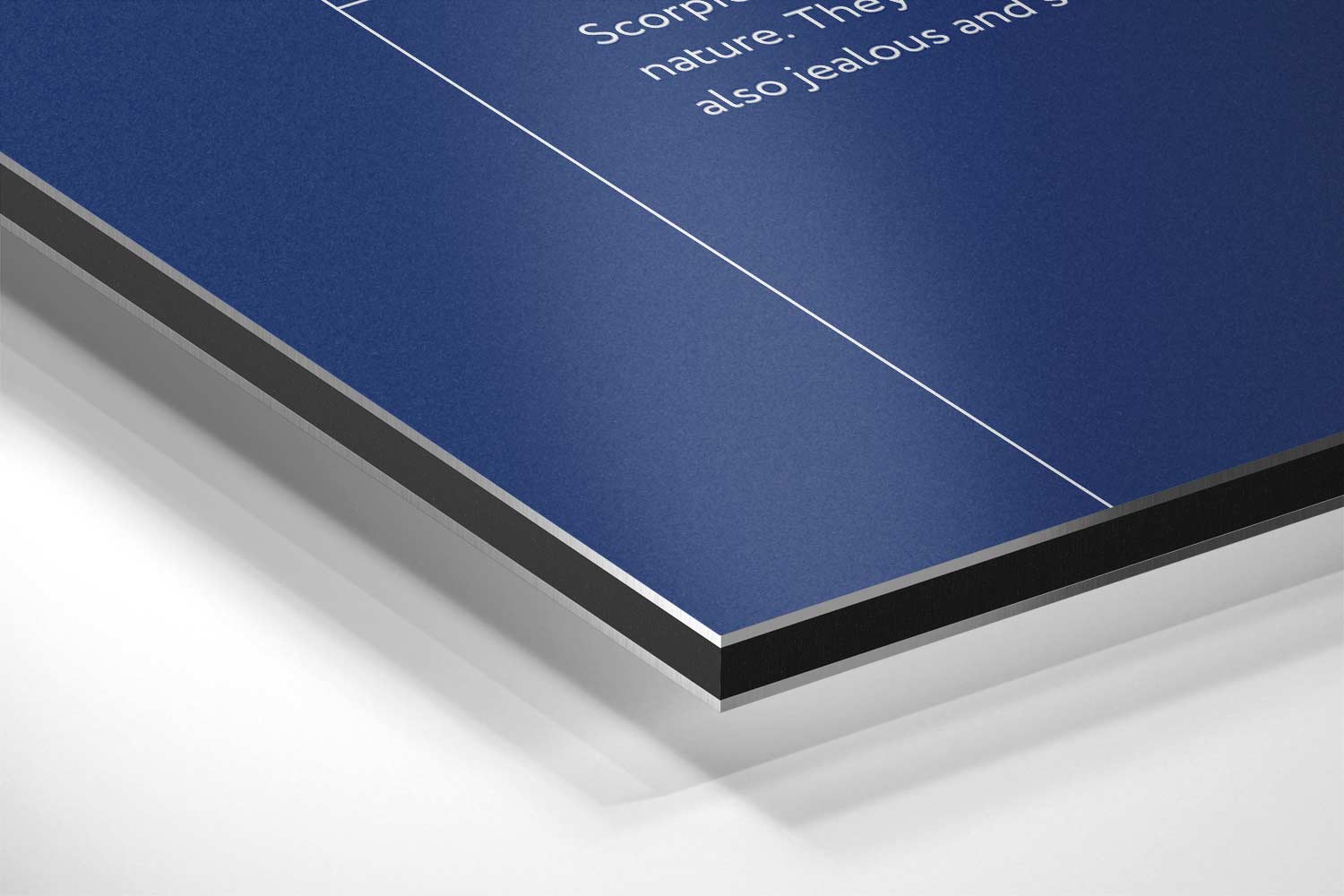 Astrologische Schorpioen Poster Kunstwerk-canvas-dibond-plexiglas-wanddecoratie-WallArtistic