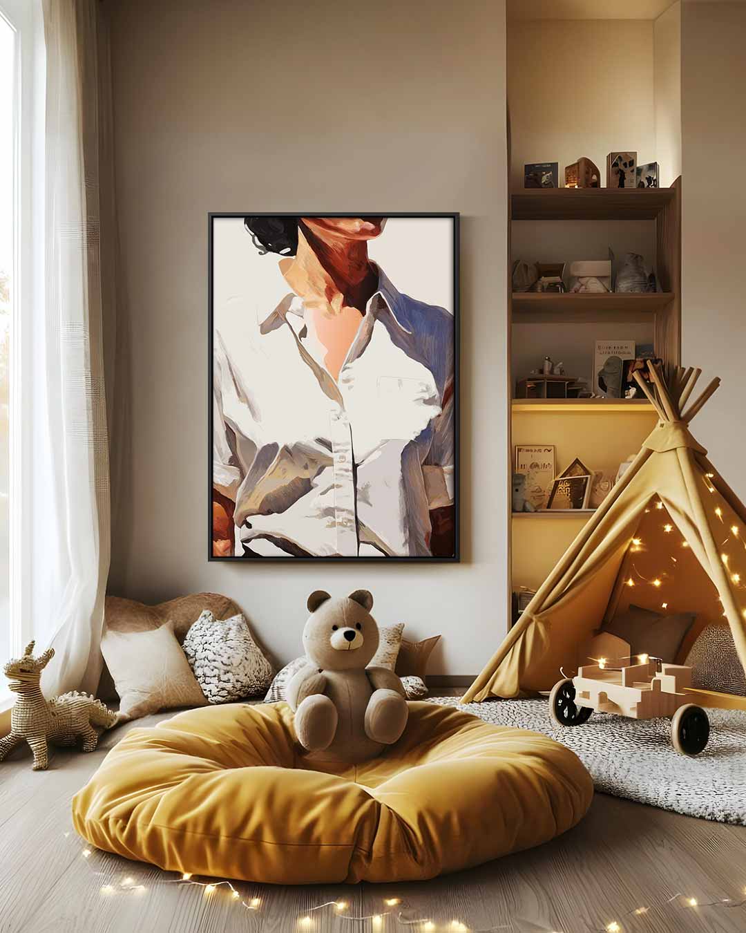 Elegante Stijl in Schilderkunst Kunstwerk-canvas-dibond-plexiglas-wanddecoratie-WallArtistic