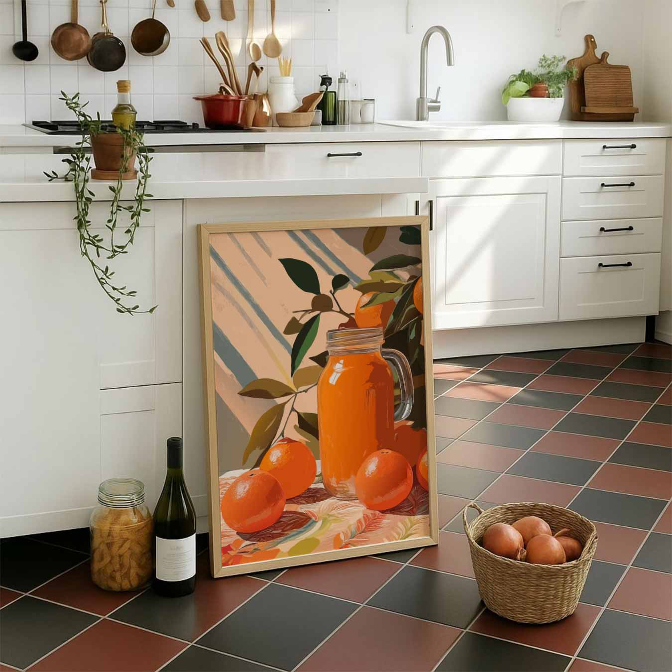 Mandarijn Droom Poster-WallArtistic