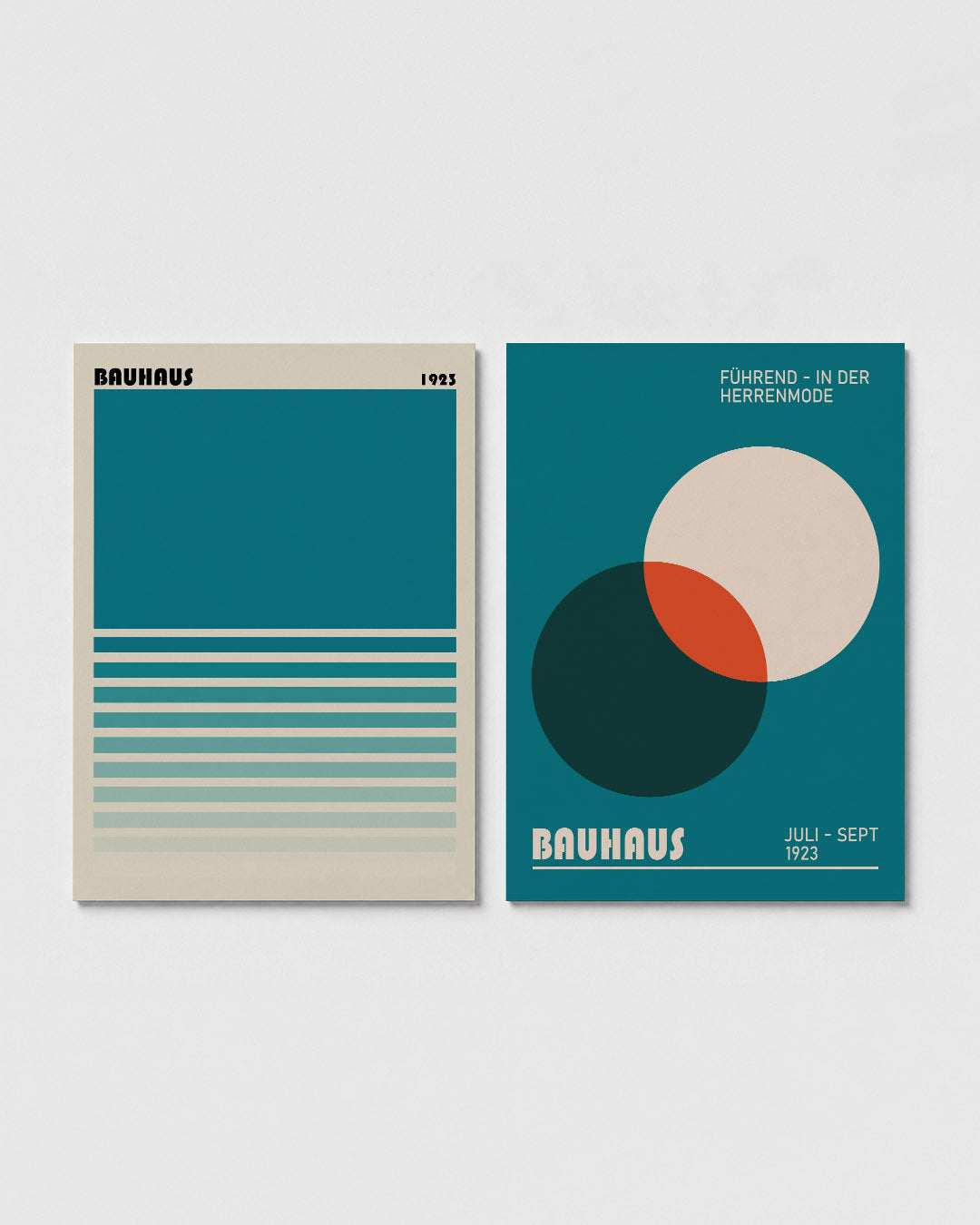 Kleurvlakken en lijnen Posterset
