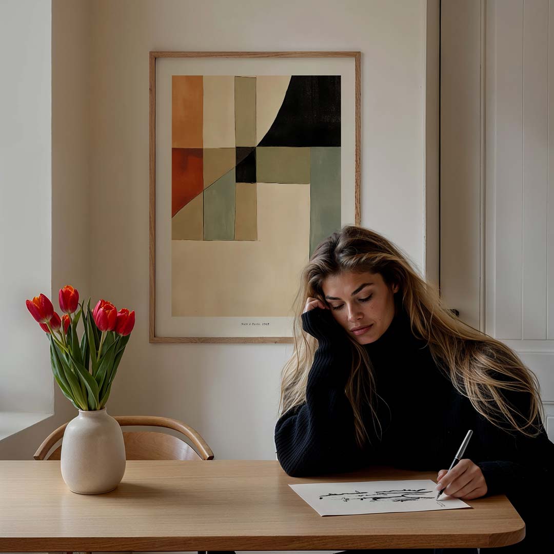 Abstracte Geometrische Kunstposter-WallArtistic