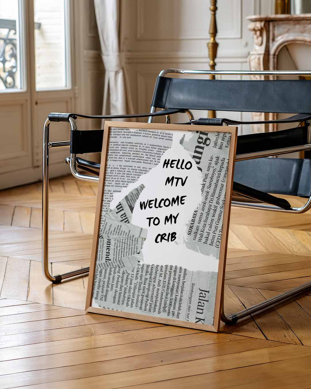 Typografie Collage Poster-WallArtistic