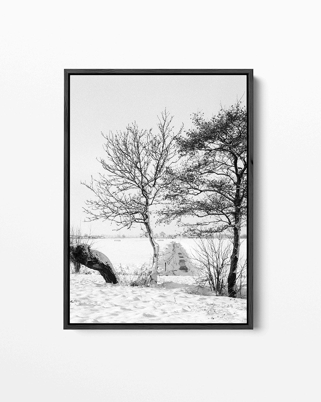 Winterse boomlandschap Kunstwerk