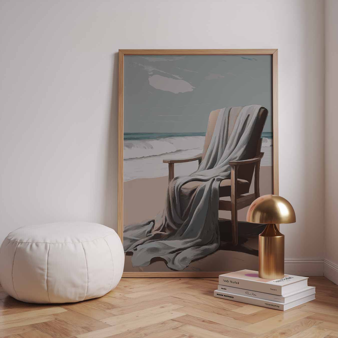 Rustieke Strandsfeer Poster-WallArtistic