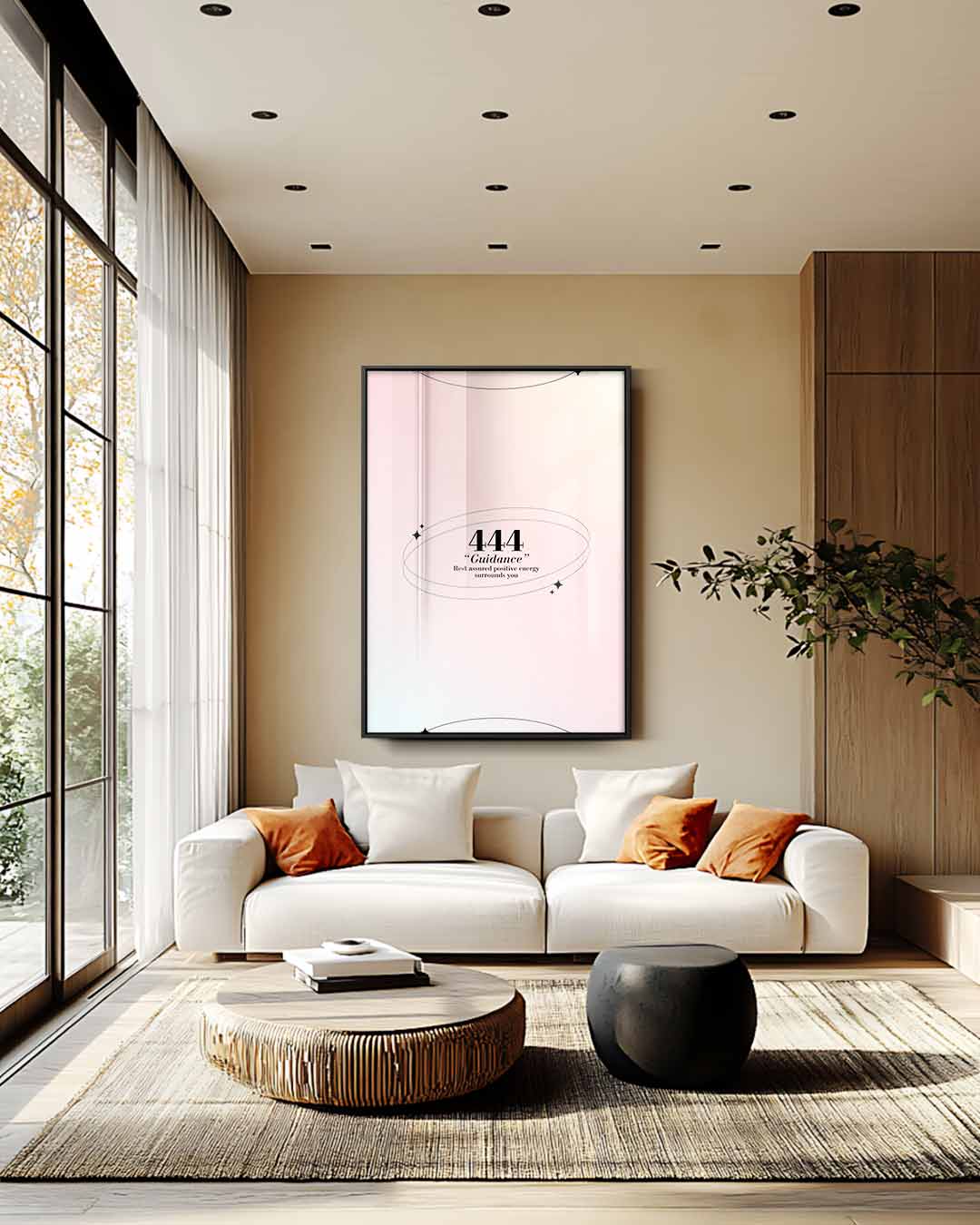 Inspirerende 444 Gids Poster Kunstwerk-canvas-dibond-plexiglas-wanddecoratie-WallArtistic