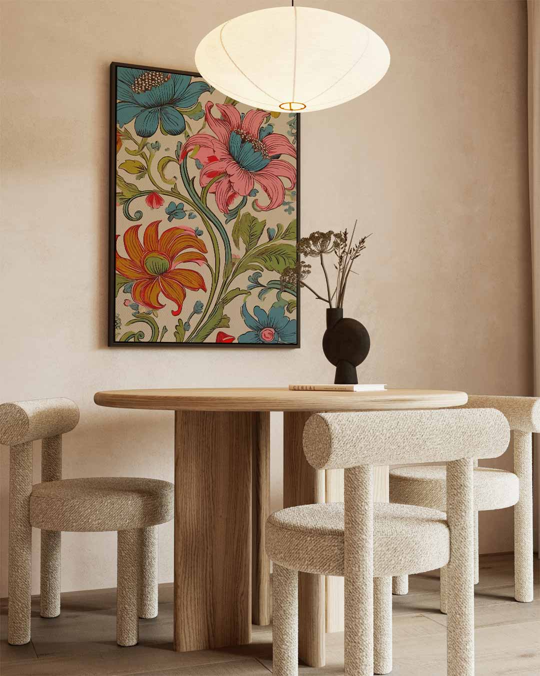 Bloemenpracht in Kleurrijke Bloeisels Kunstwerk-canvas-dibond-plexiglas-wanddecoratie-WallArtistic