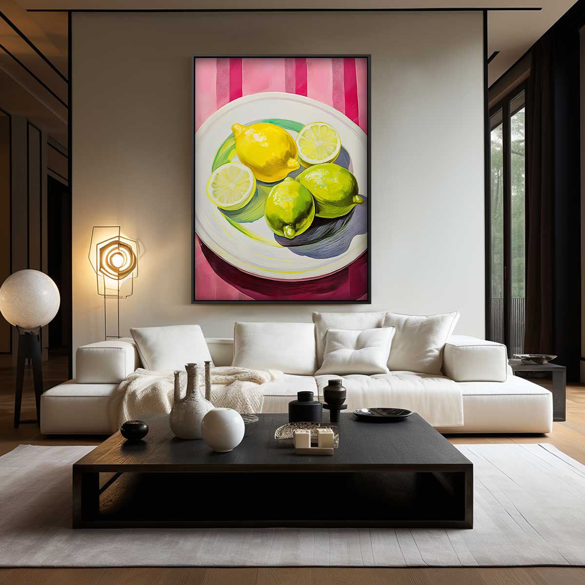 Citrus Serenade Kunstwerk-canvas-dibond-plexiglas-wanddecoratie-WallArtistic