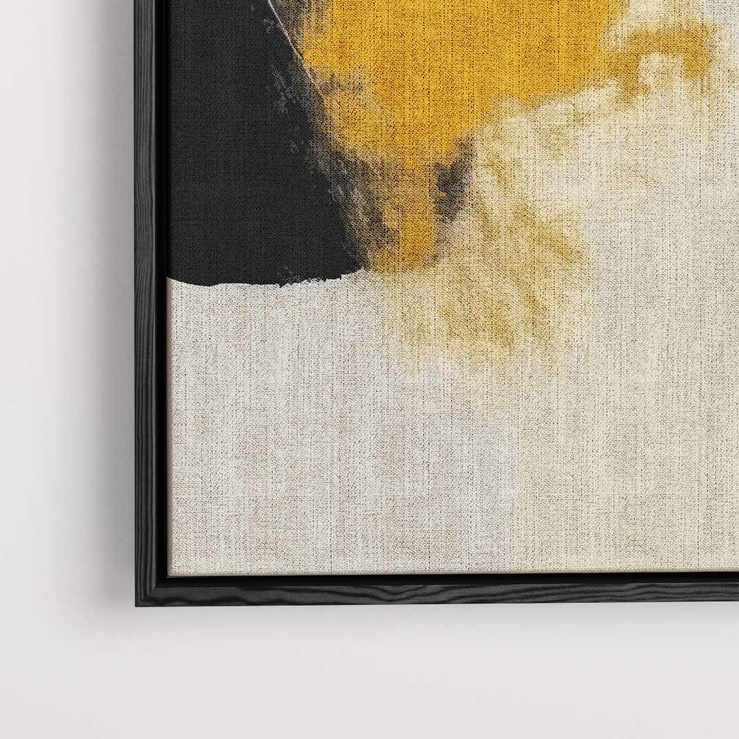Stroom van Oker Kunstwerk-canvas-dibond-plexiglas-wanddecoratie-WallArtistic