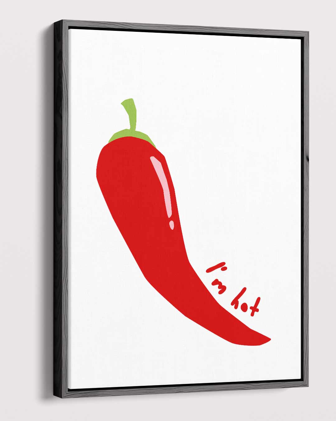Pittige Paprika Kunstwerk-canvas-dibond-plexiglas-wanddecoratie-WallArtistic