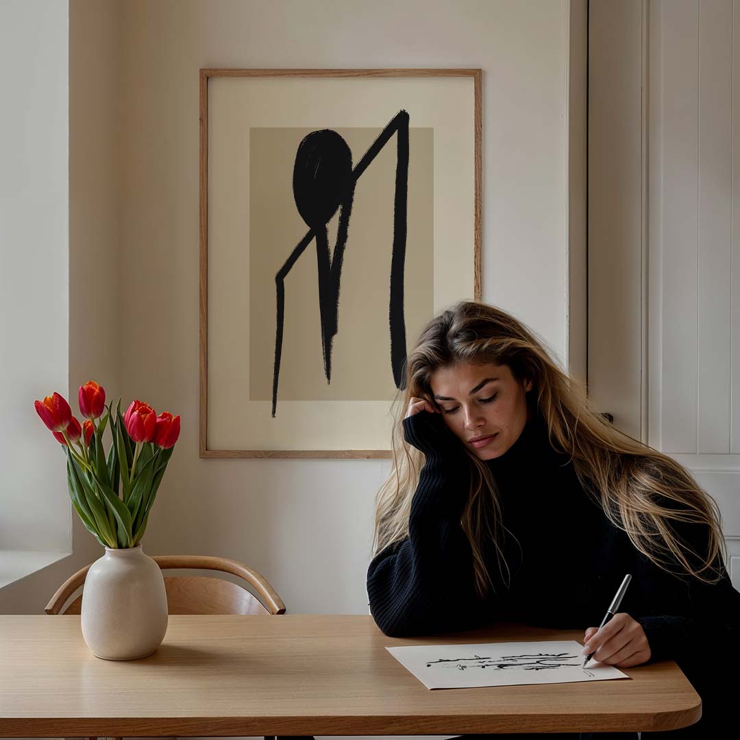 Abstracte Elegantie Poster-WallArtistic