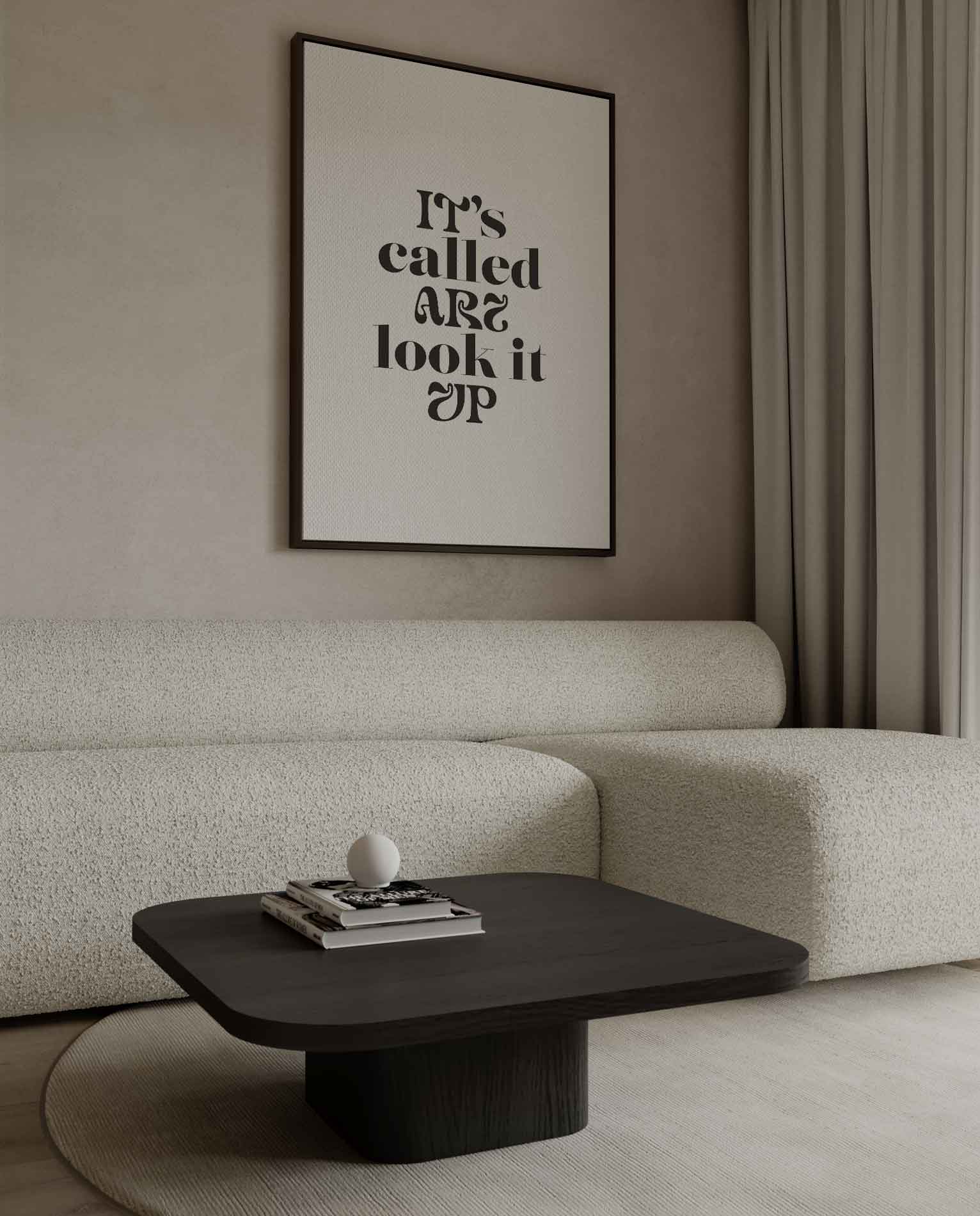 Kunstzinnige Typografie Poster