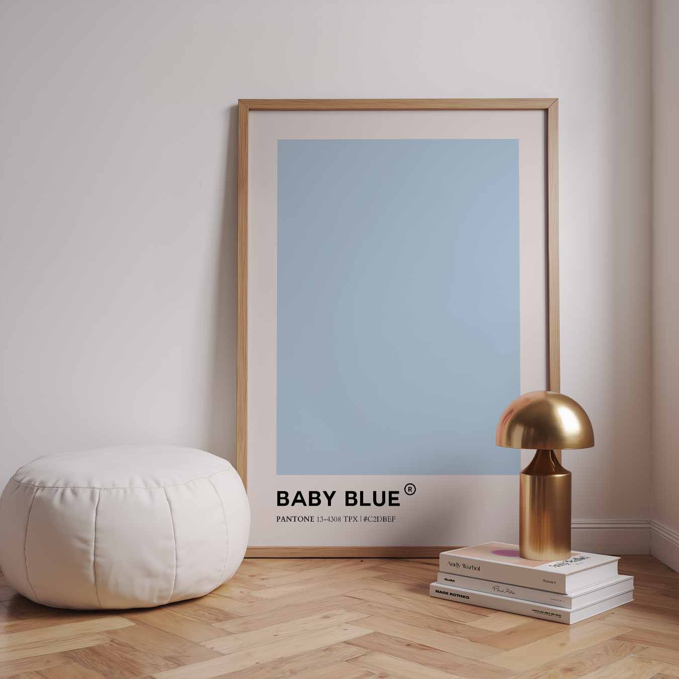 Baby Blue Pantone Poster