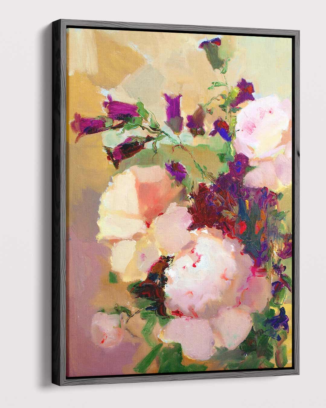 Bloemrijke Melodie Kunstwerk-canvas-dibond-plexiglas-wanddecoratie-WallArtistic
