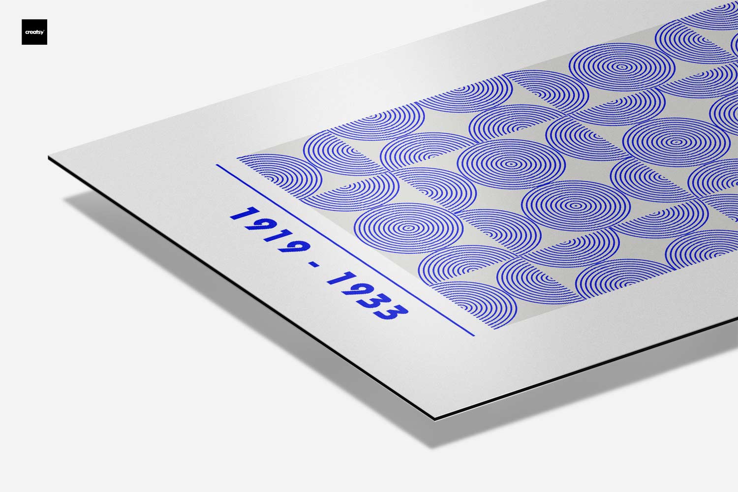 Bauhaus Circles Poster Kunstwerk