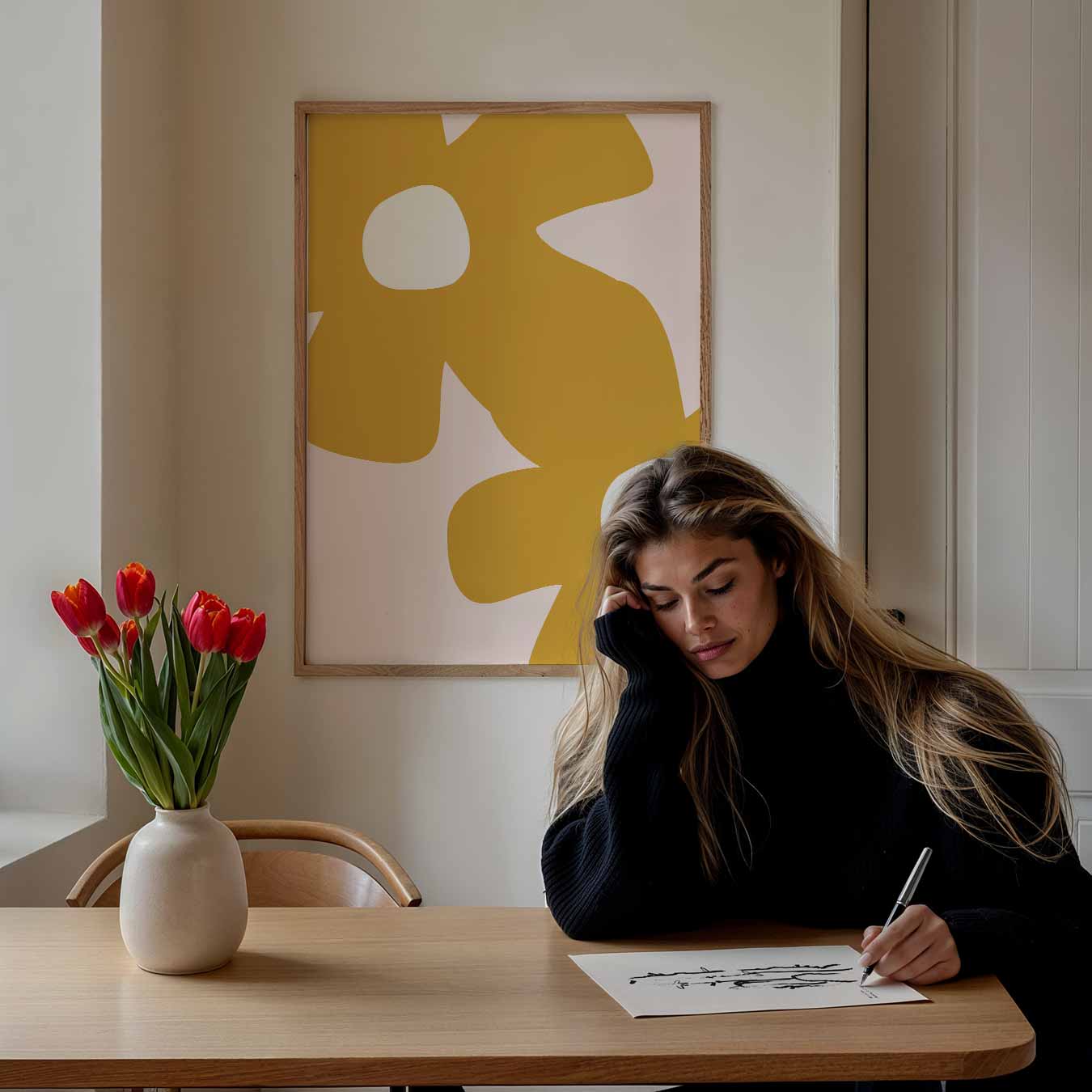 Bloemengeur Poster