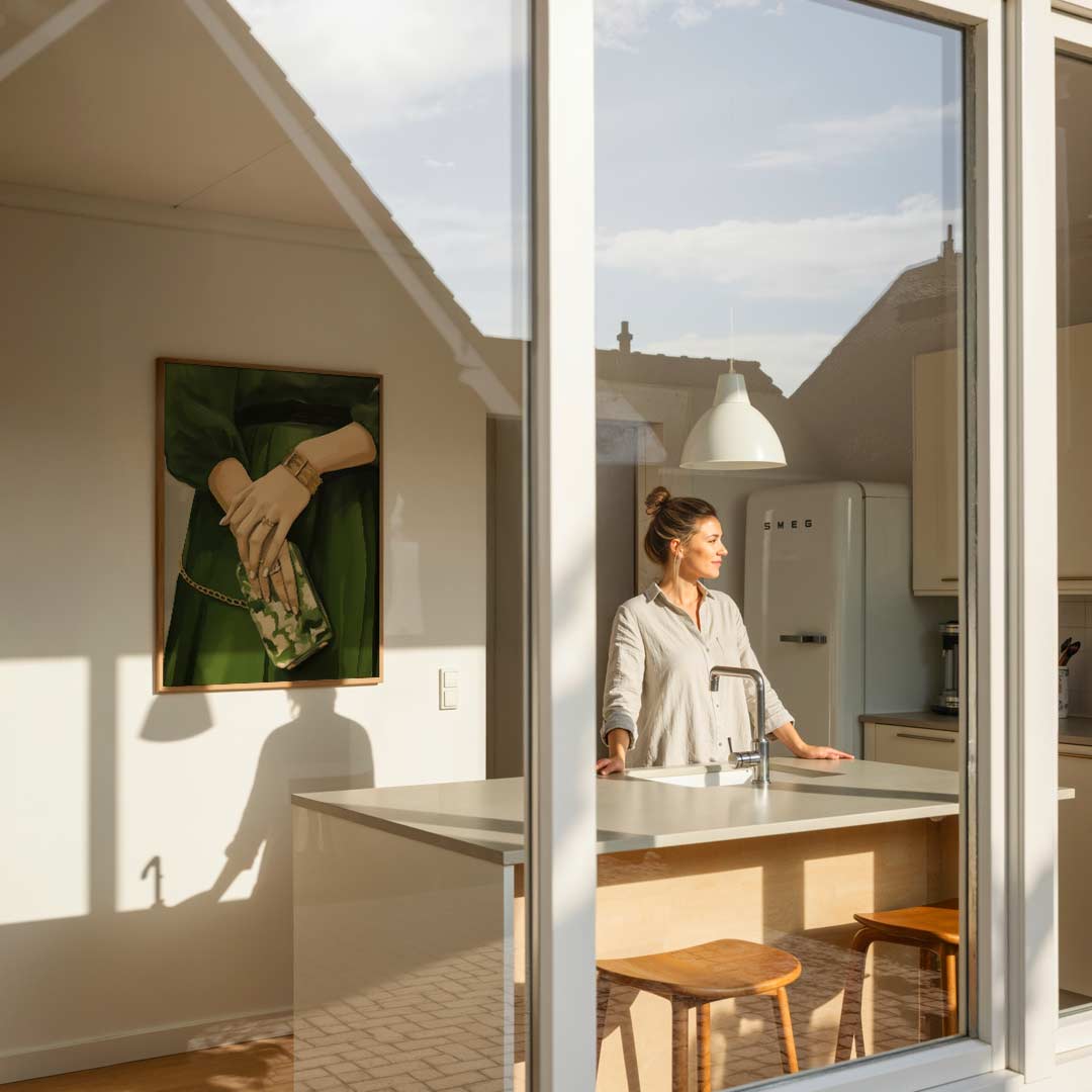 Elegante Groene Stijl Poster-WallArtistic