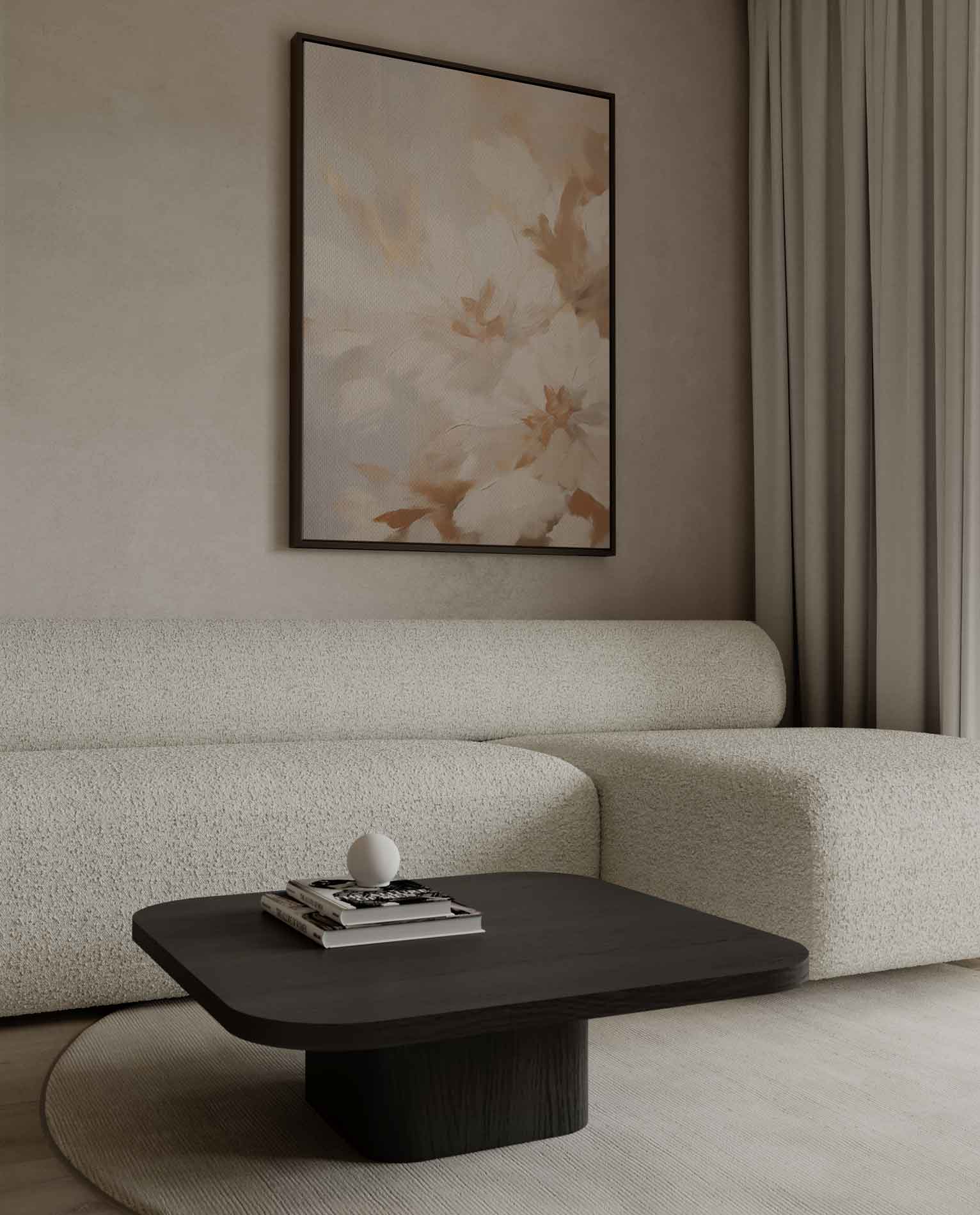 "Ethereal Bloemenpracht" Kunstwerk-canvas-dibond-plexiglas-wanddecoratie-WallArtistic
