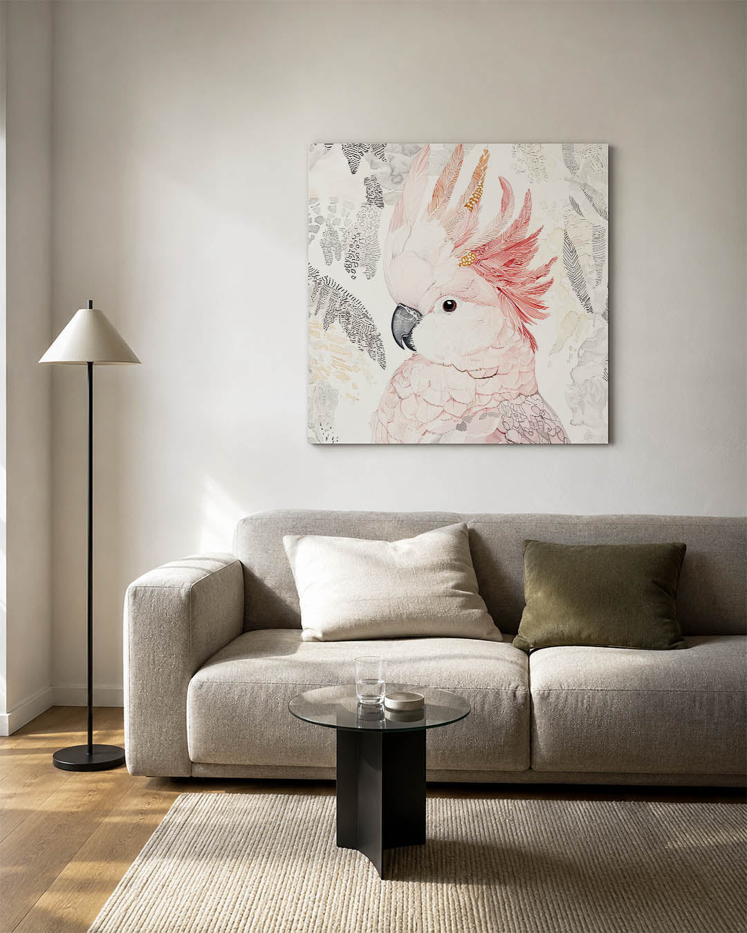 Vogeldetail illustratie Kunstwerk