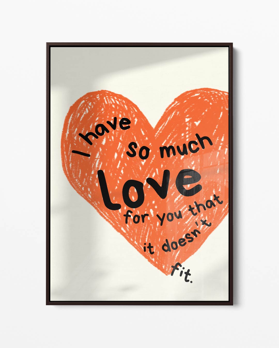 Liefde in Overvloed Hartkunst Kunstwerk-canvas-dibond-plexiglas-wanddecoratie-WallArtistic