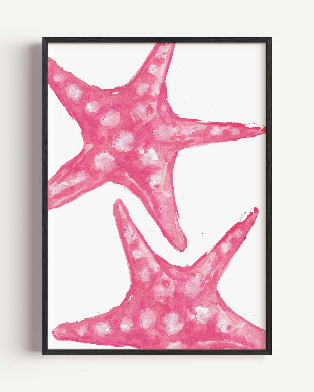 Roze Zeesterren Poster-WallArtistic
