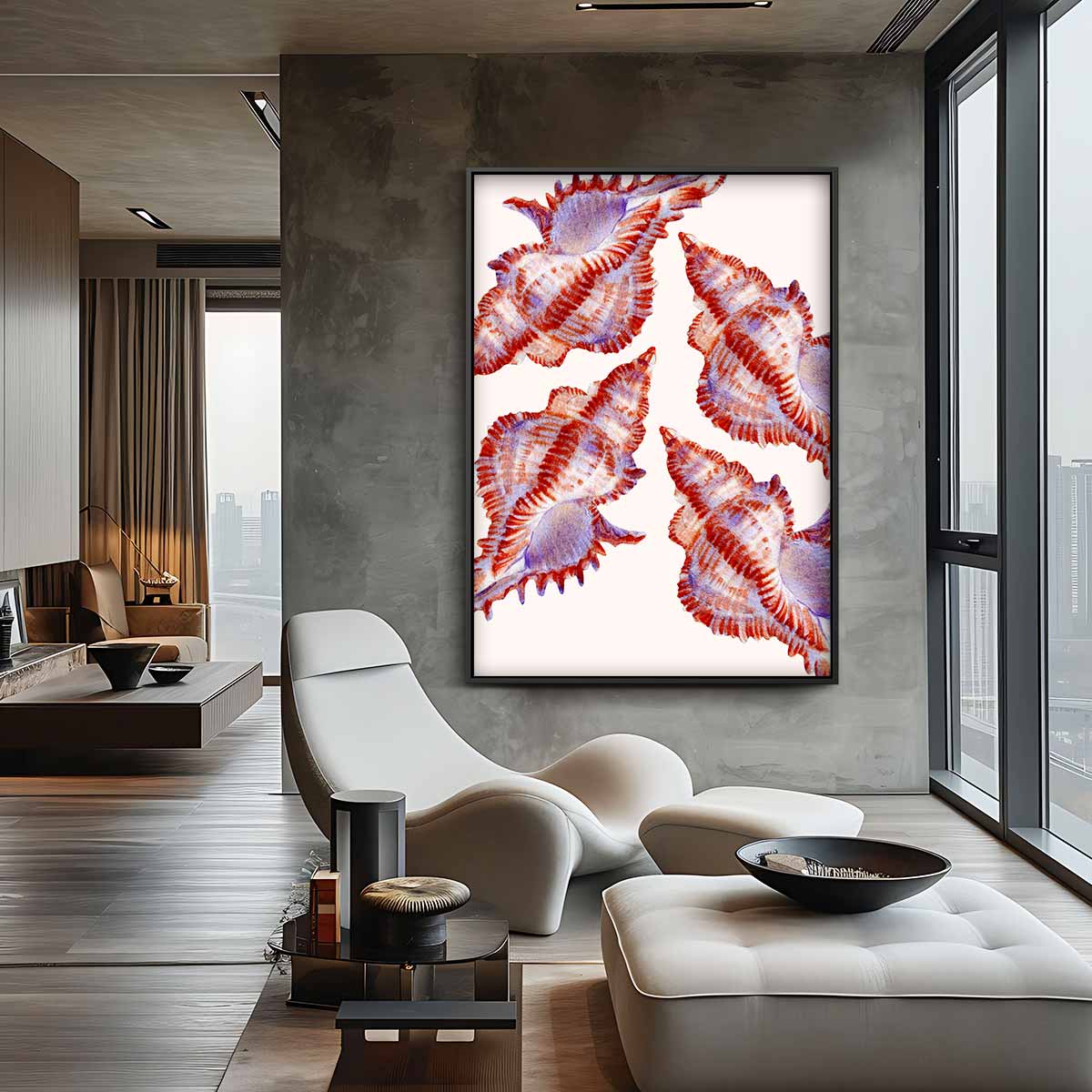 Abstract kunstwerk Kunstwerk-canvas-dibond-plexiglas-wanddecoratie-WallArtistic