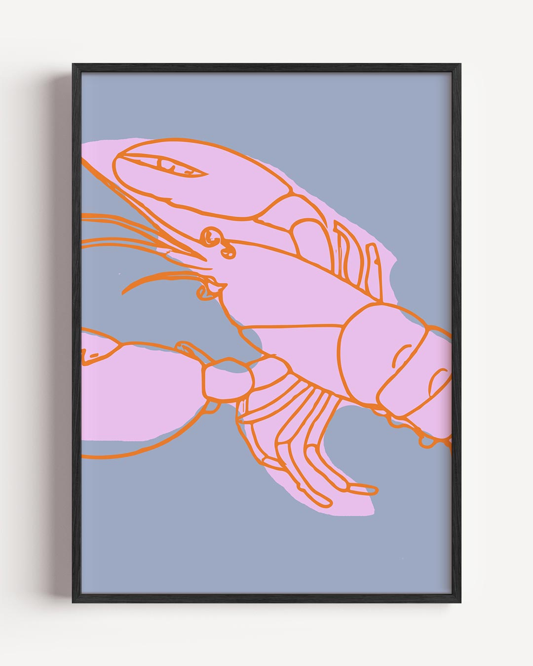 Moderne Kunstposter met Kreeftontwerp Poster-WallArtistic