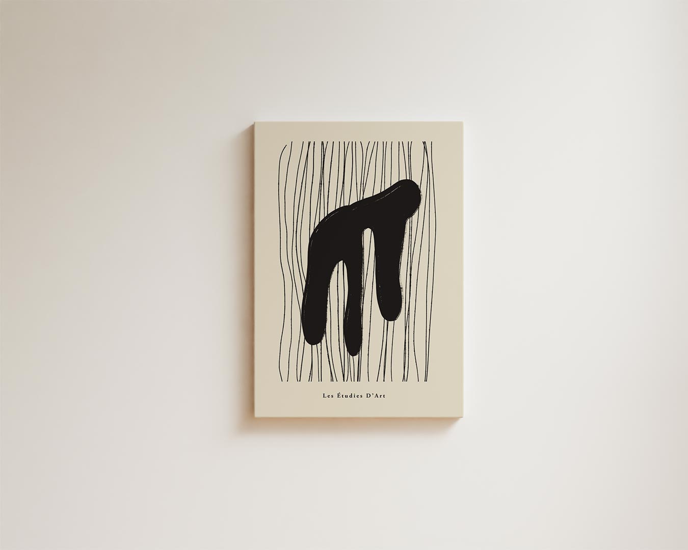 Speelse Schaduw Abstractie Kunstwerk-canvas-dibond-plexiglas-wanddecoratie-WallArtistic