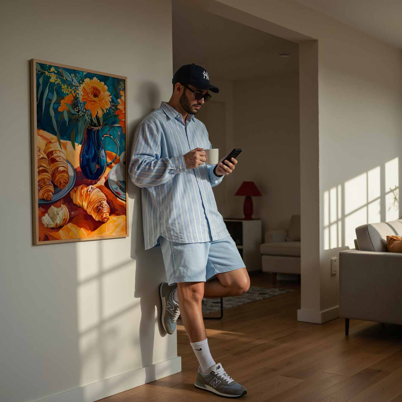 Ontbijt Met Bloemen Poster-WallArtistic