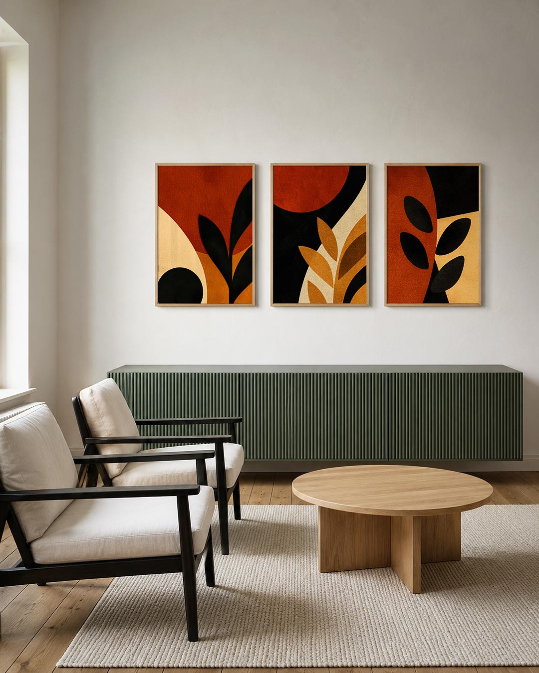 Vormen en vlakken Posterset