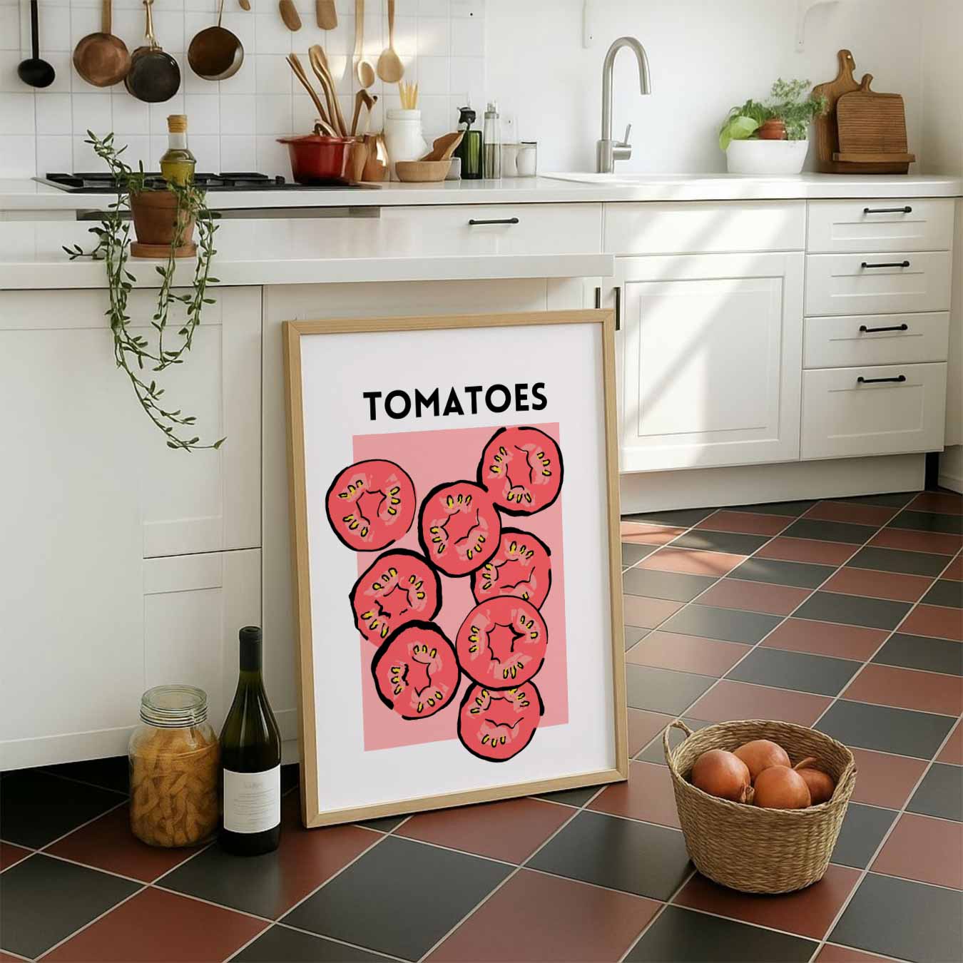 Frisse Tomaten Kunstposter