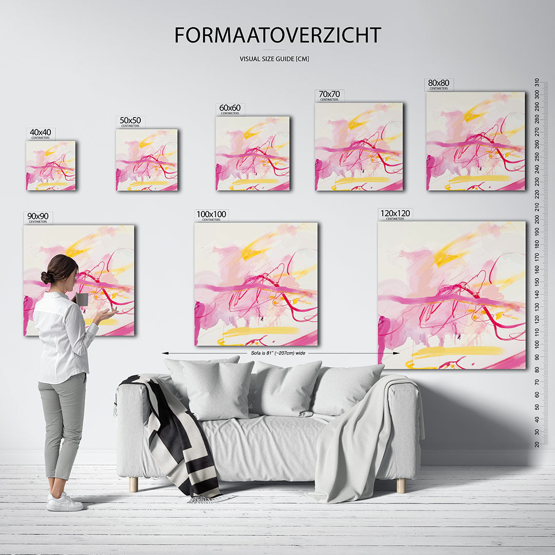 Kleurencompositie Kunstwerk