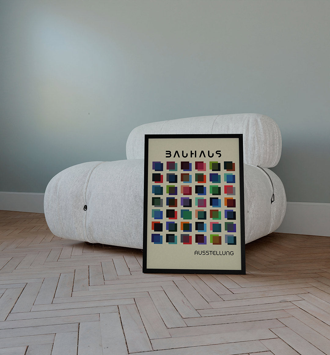 Kleurrijke vierkanten Poster