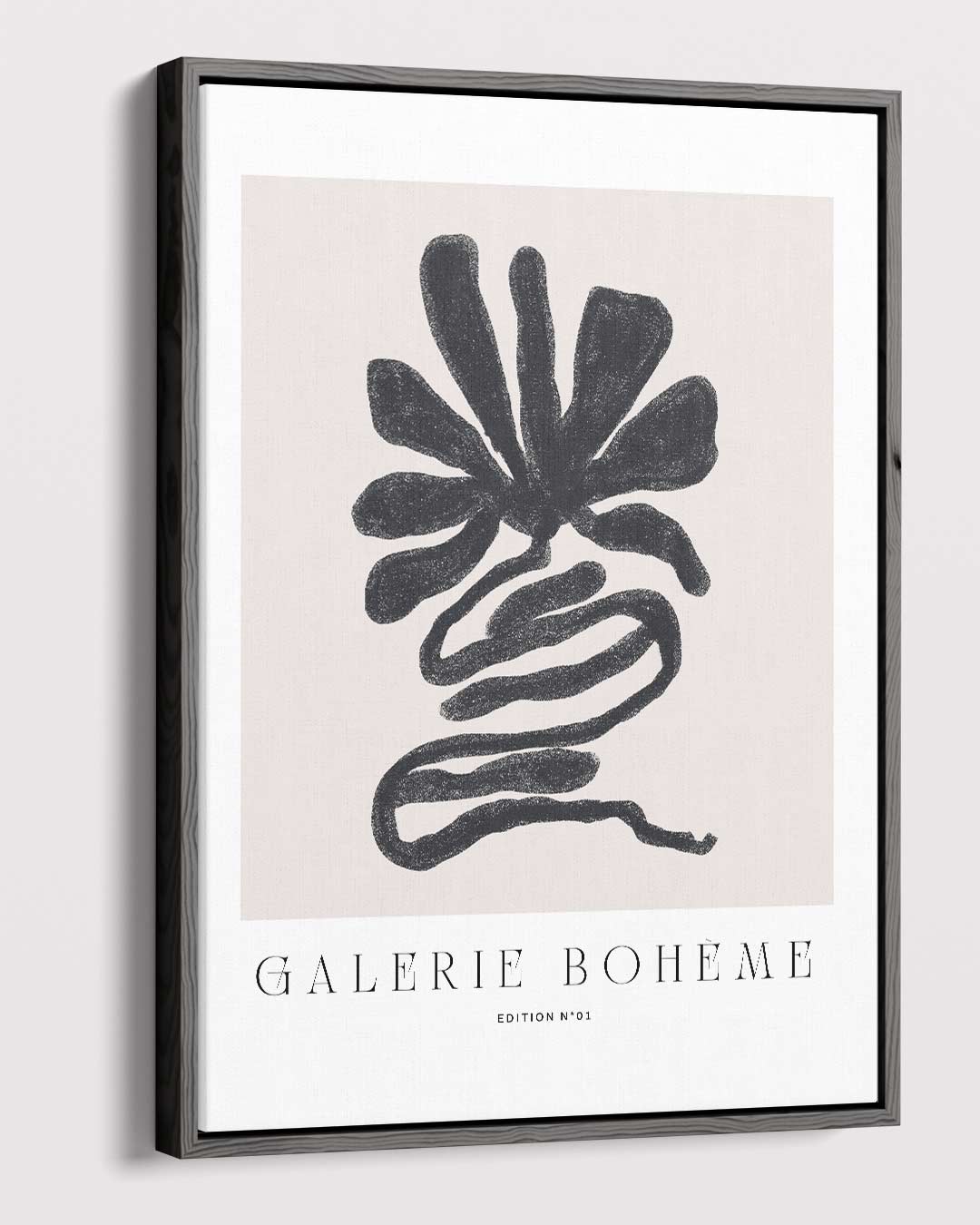Abstracte Bloemvorm Kunstwerk-canvas-dibond-plexiglas-wanddecoratie-WallArtistic