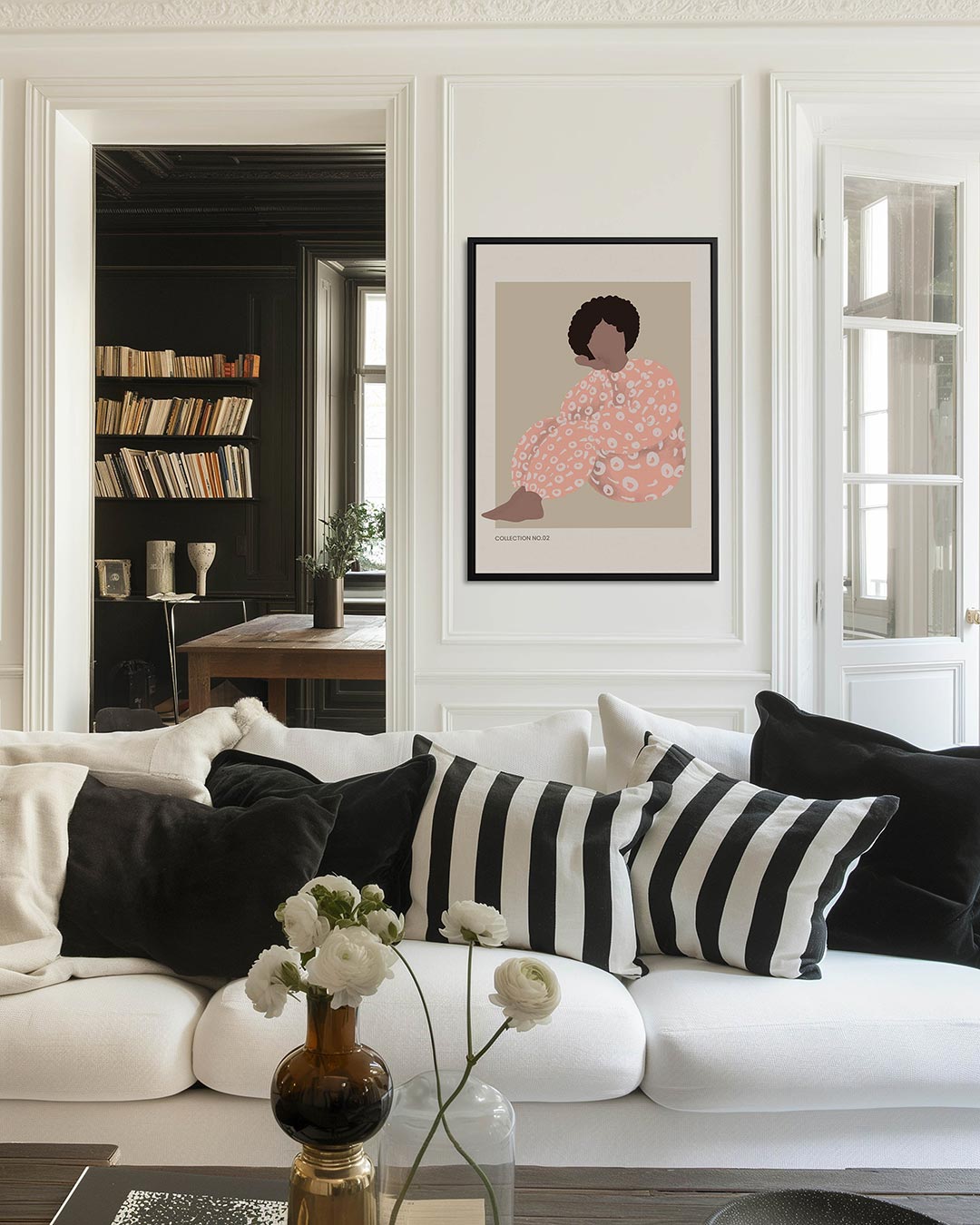 Gestileerde figuren Kunstwerk