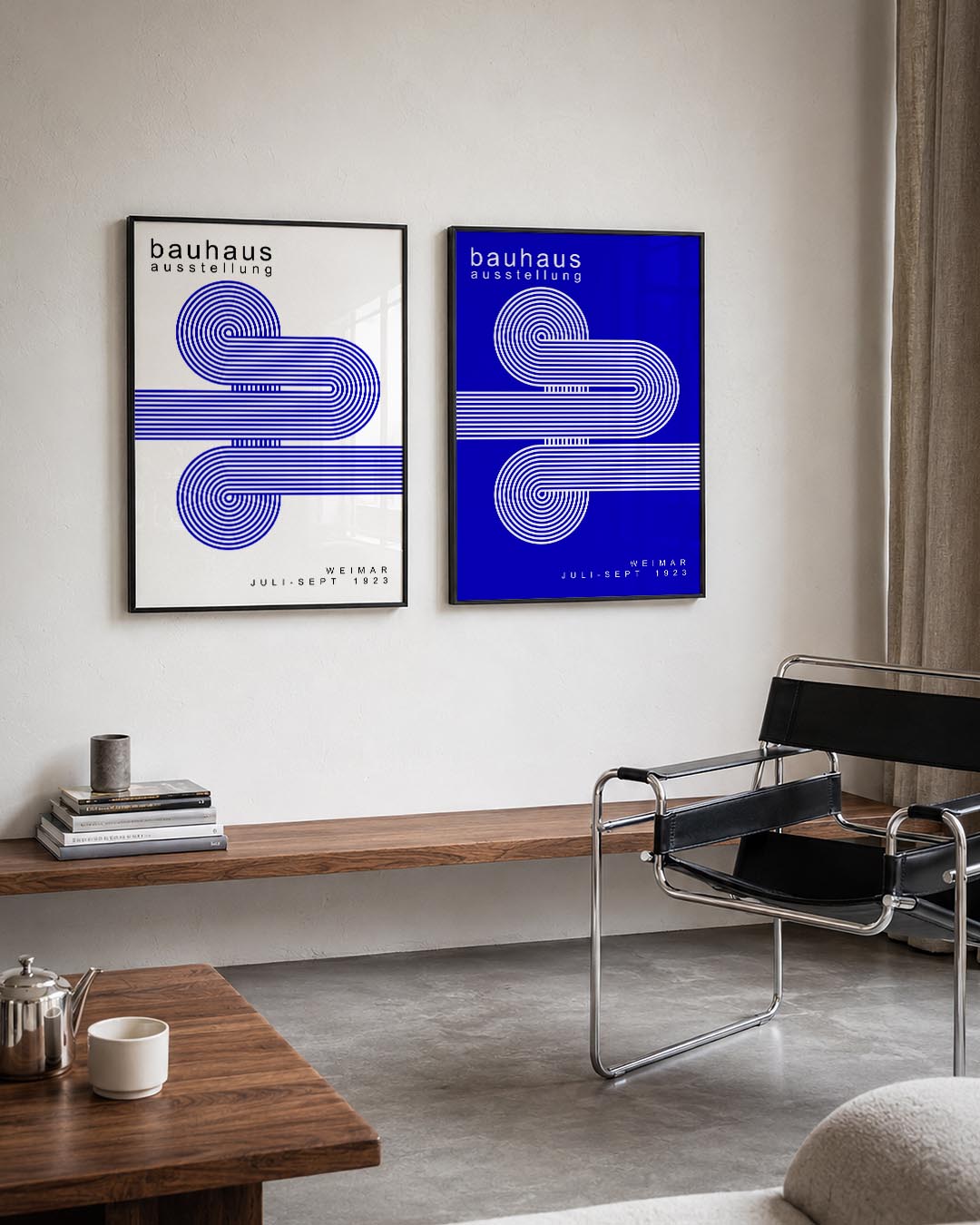 Lijnen en cirkelpatronen Posterset