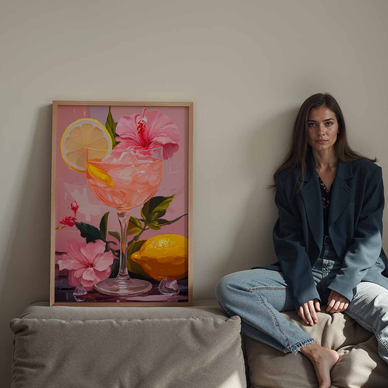 Verfrissende Zomerdrank Poster-WallArtistic