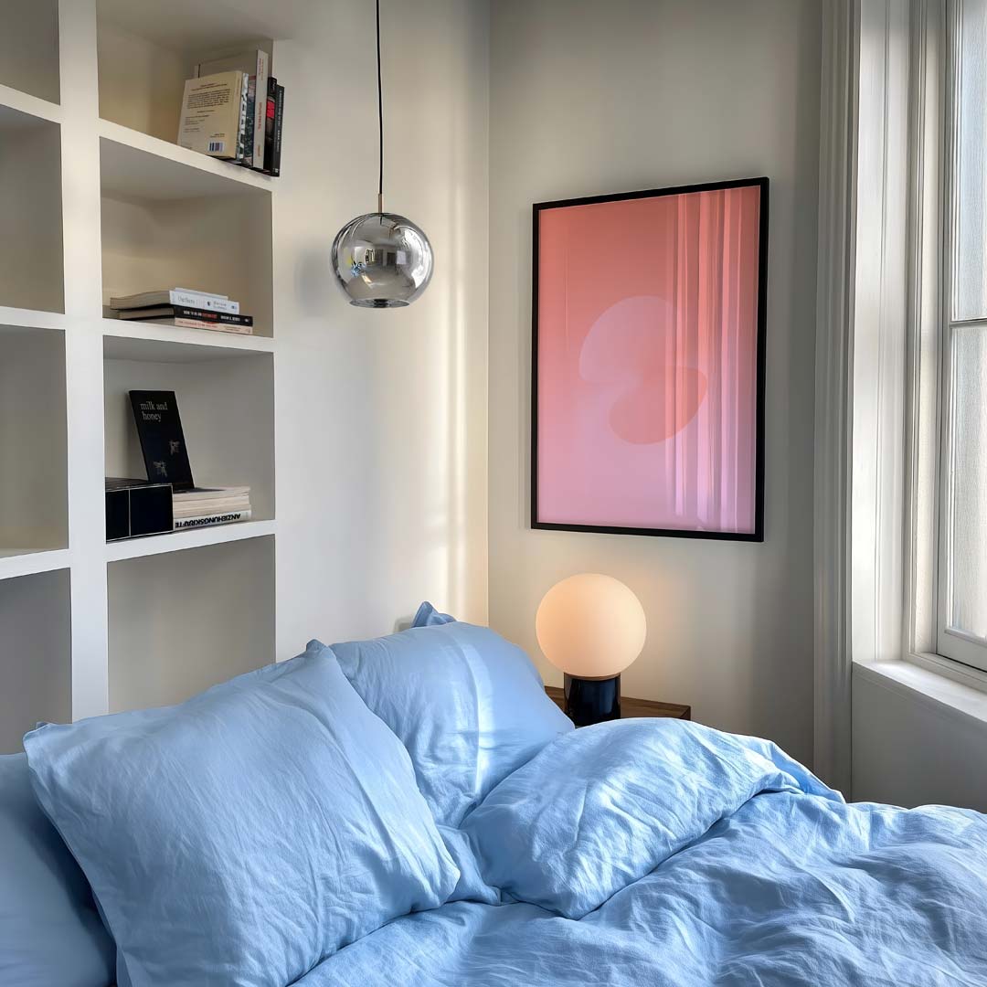 Dromerige Coral Abstracte Poster-WallArtistic