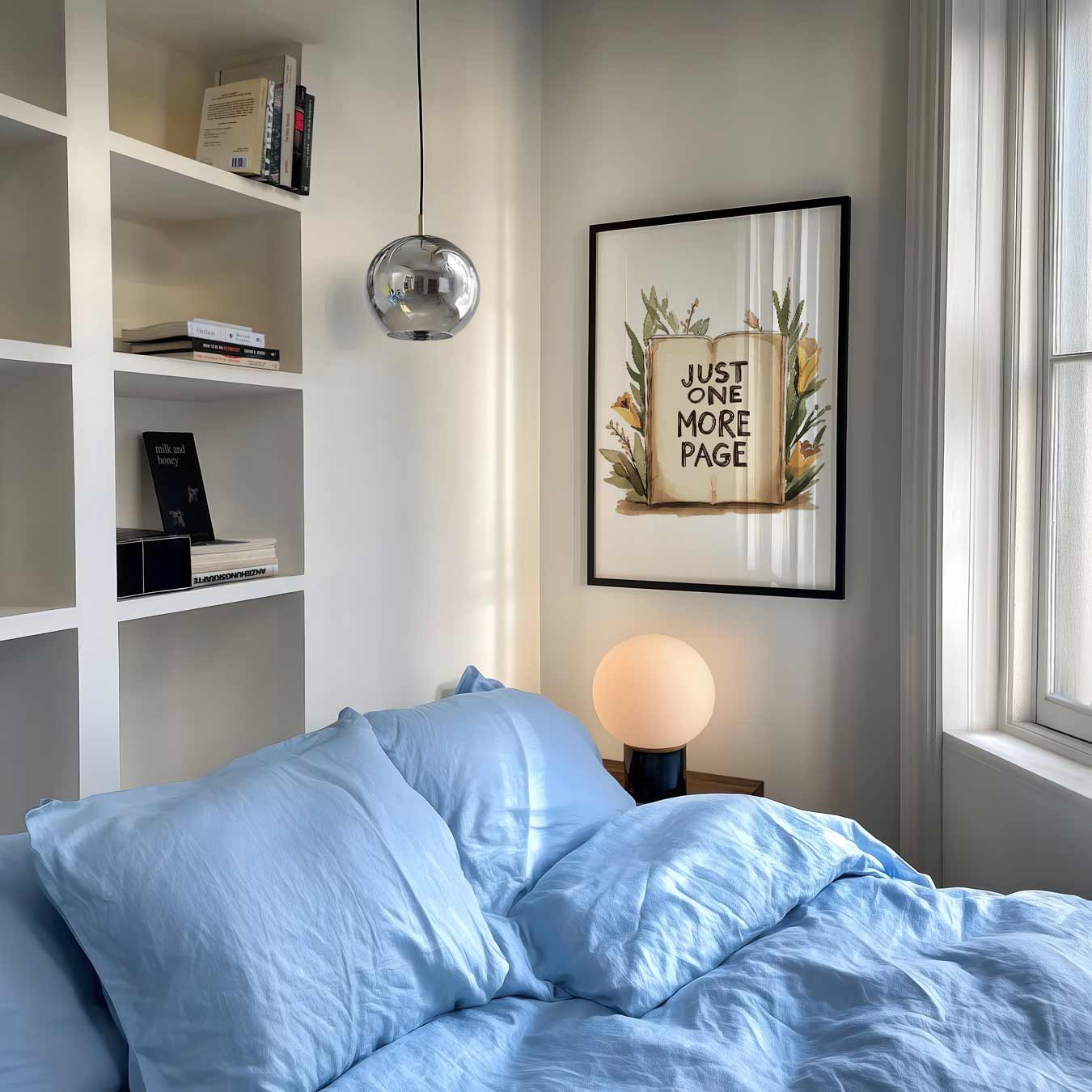 Just One More Page Poster-WallArtistic