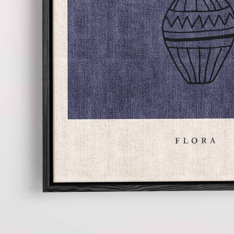 Abstracte Bloemenvazen Print Kunstwerk-canvas-dibond-plexiglas-wanddecoratie-WallArtistic