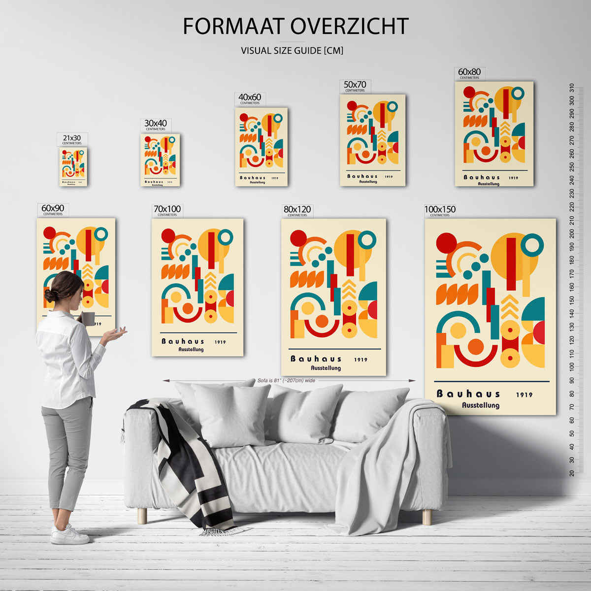 Vorm en kleur Poster