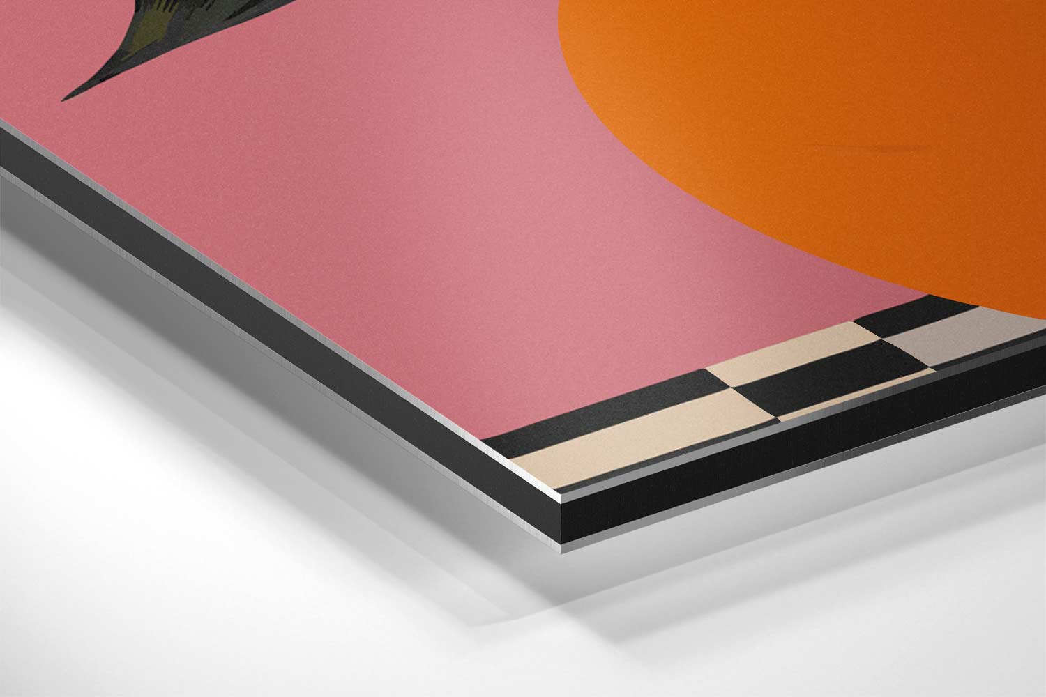 Oranje Bloemenvazen Stilleven Kunstwerk-canvas-dibond-plexiglas-wanddecoratie-WallArtistic
