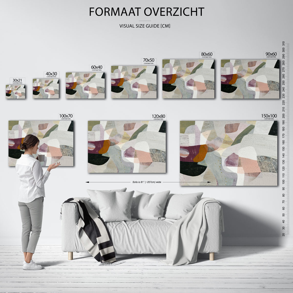 Abstracte vormen Poster