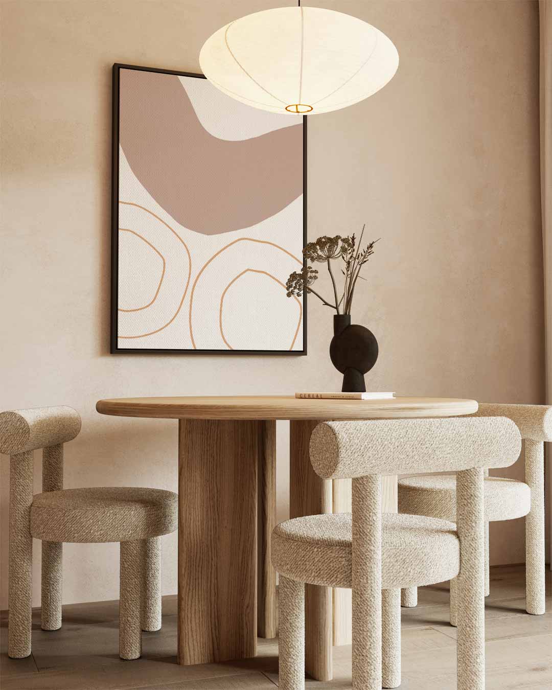 Organische Flow Wanddecoratie Kunstwerk-canvas-dibond-plexiglas-wanddecoratie-WallArtistic